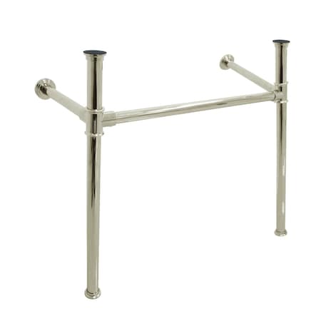 Fauceture VPB13686 Stainless Steel Console Sink Legs, Polished Nickel VPB13686